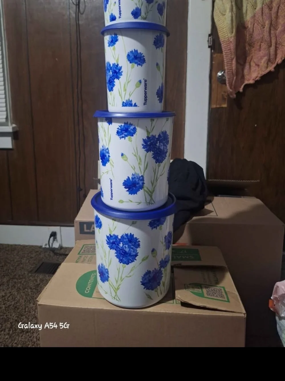 Tupperware Jungle Animal Stackable Containers - Green Lids